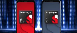 Phones showing logo for Qualcomm Snapdragon 6 Gen 1