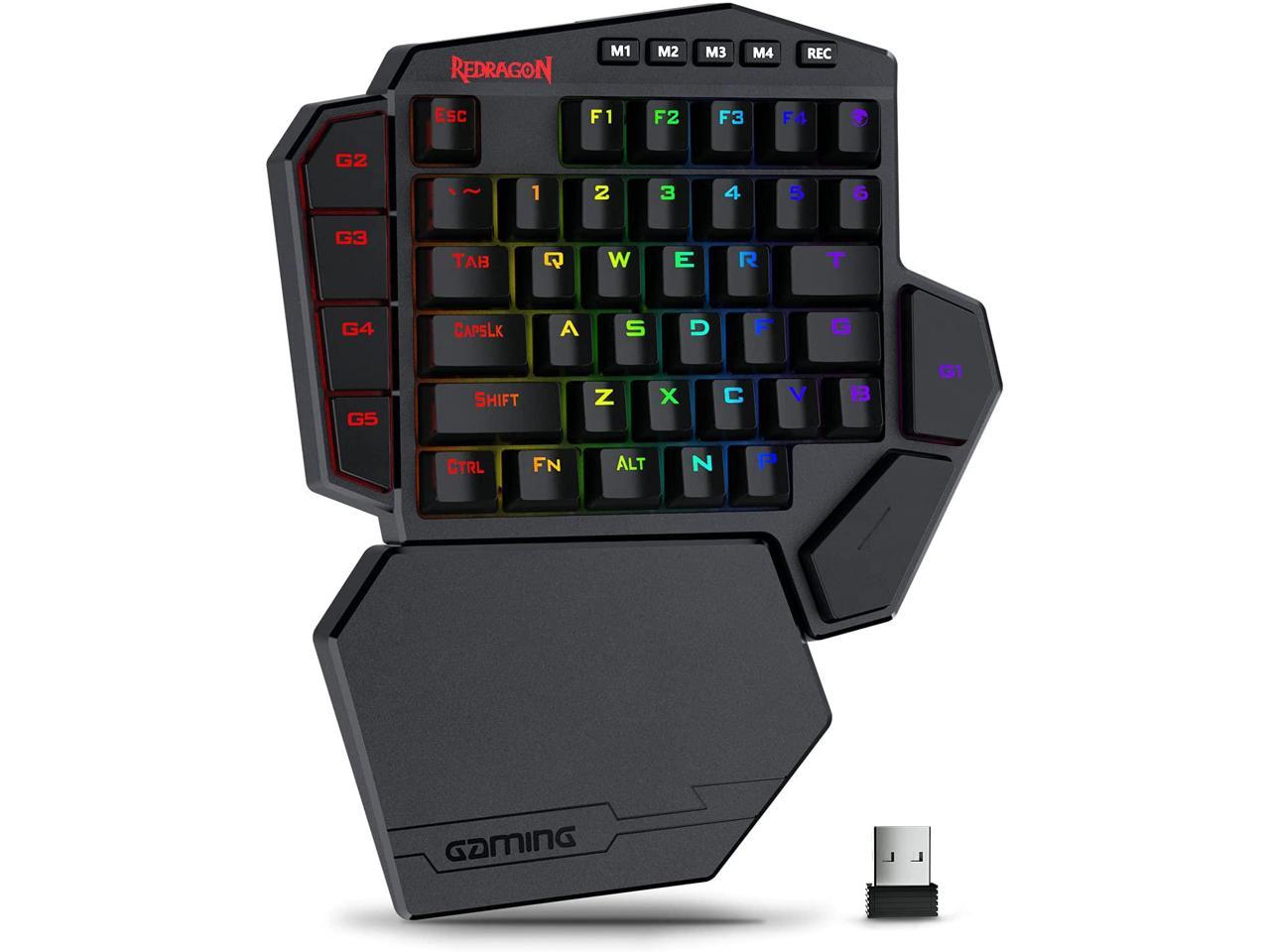 Redragon K585 One-Handed Keyboard — Best Wireless One-handed Keypad