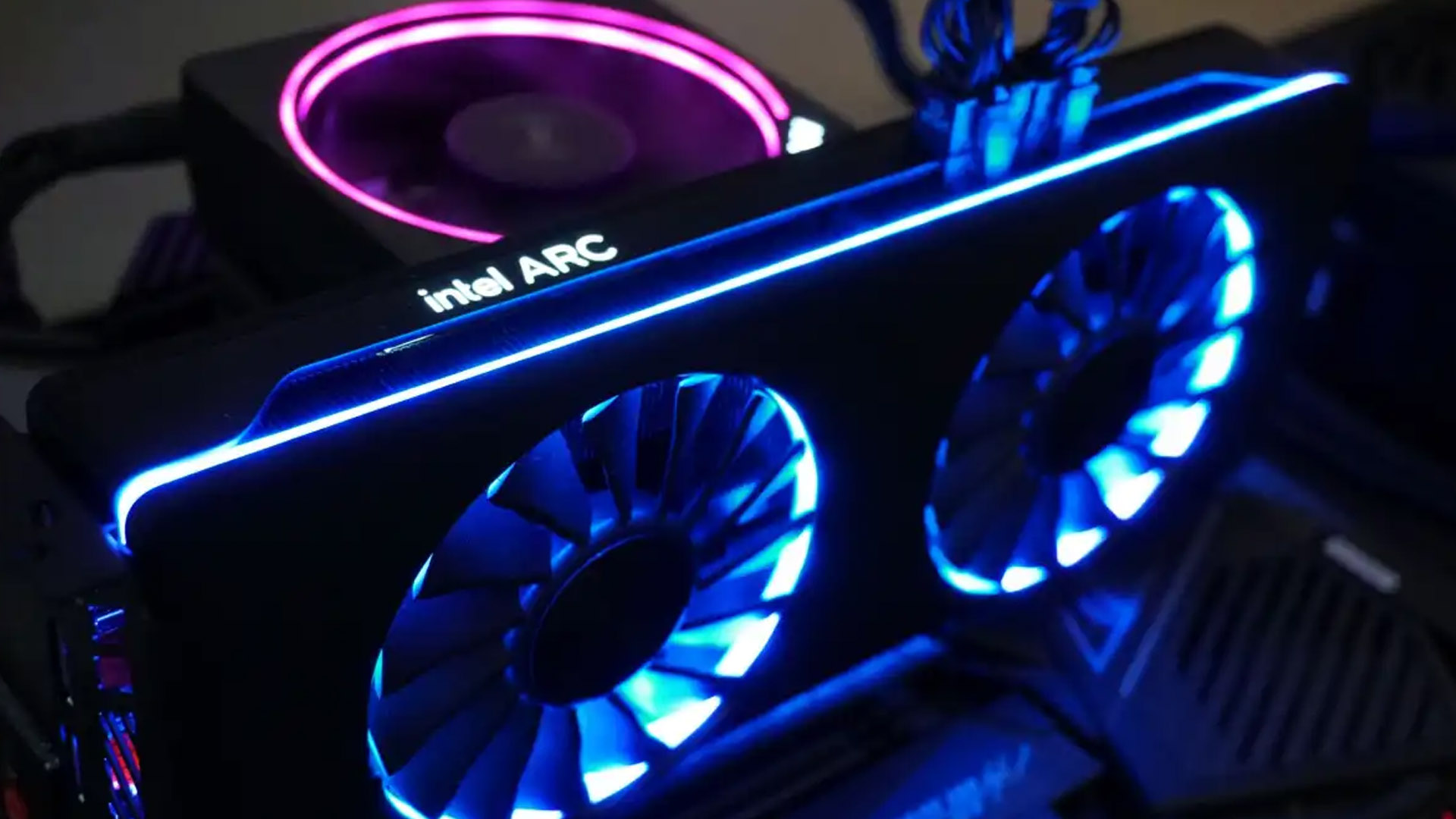 Intel Arc GPU LED lights