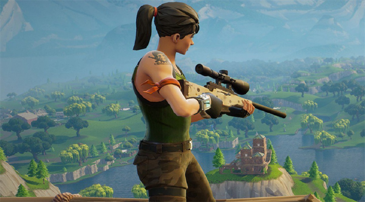 Let's hope that sniper can't see that far in Fortnite.