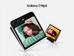 The Galaxy Z Flip5 will have a more useful cover display than earlier models. (Image source: MySmartPrice)