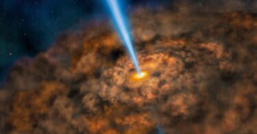 Bright light from black holes found to be caused by particle shock waves