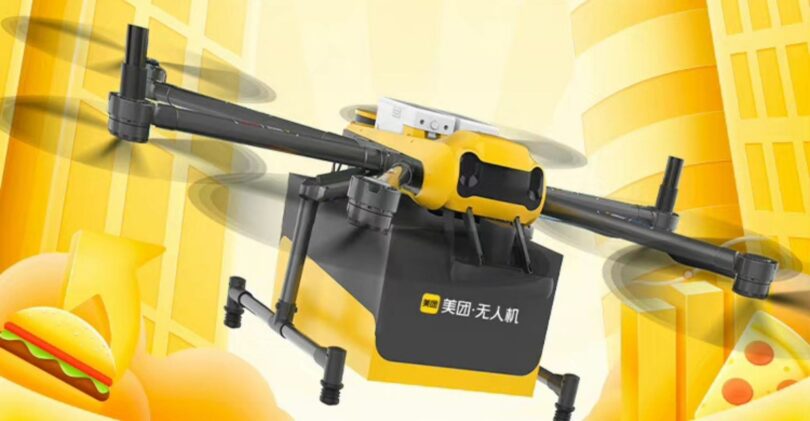 Meituan’s Delivery Drones Completed Over 100K Orders Last Year