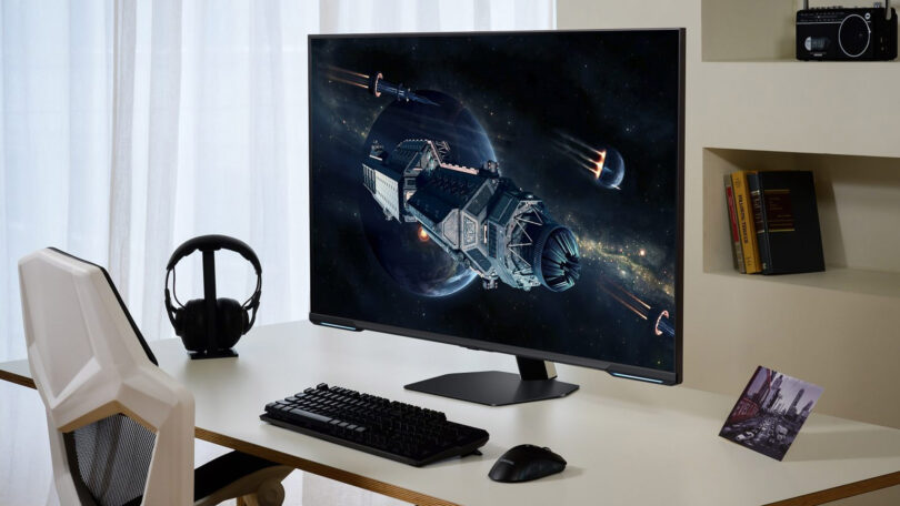Samsung’s stunning 43-inch mini-LED gaming monitor is kind of a bargain