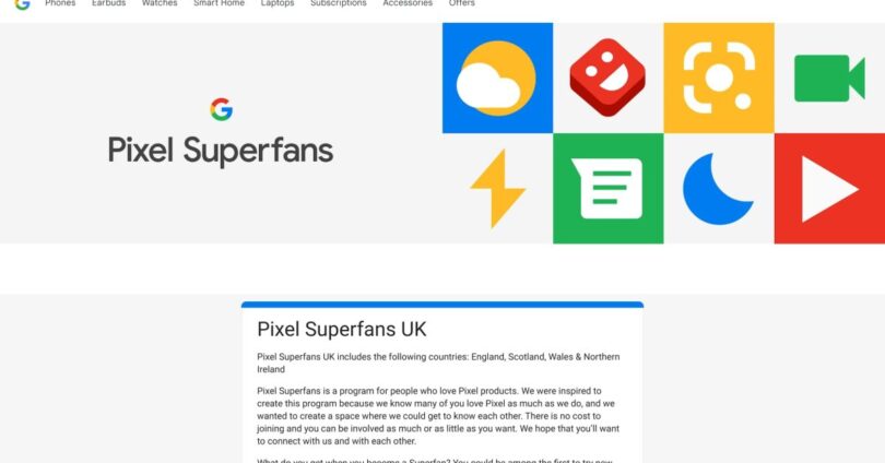 Google launches Pixel Superfans program in the UK