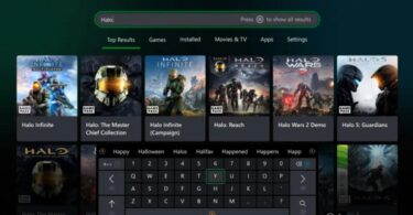 Xbox system update includes a refined search experience