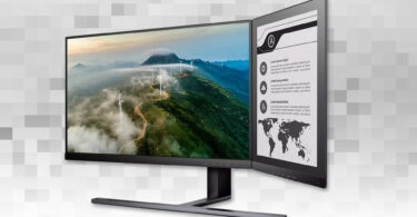 This radical Philips dual monitor is half LCD, half e-ink