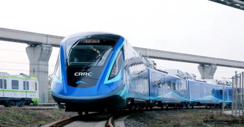 China’s First Hydrogen-powered Urban Train Can Reach A Top Speed of 160 km/h