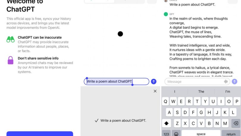OpenAI just released an official ChatGPT app for the iPhone