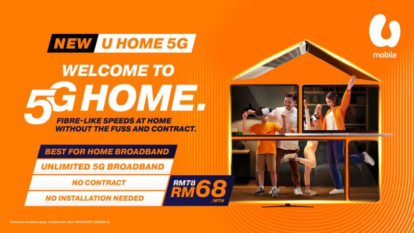 U Mobile unveils U Home 5G wireless broadband at RM78/month