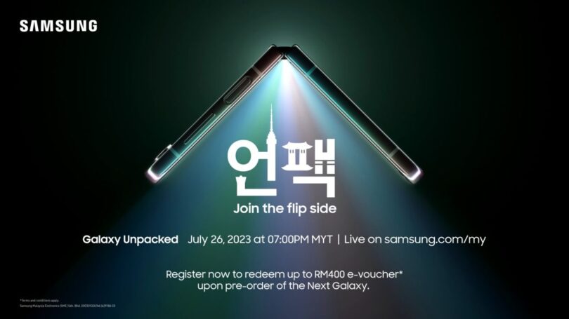 The Galaxy Z Fold5 and Z Flip5 will launch on 26 July