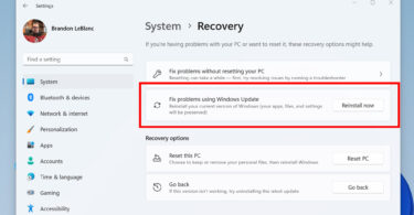 Windows Update will fix your broken install with minimal headache
