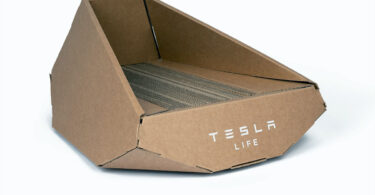 Tesla Cybertruck merch list expands with angular cat litter box